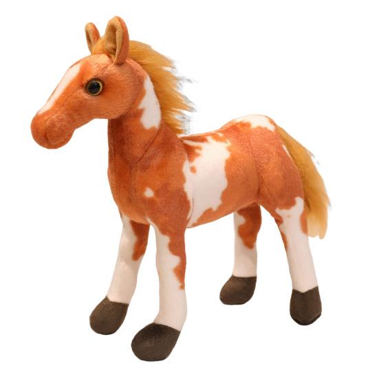 Horse Plush Doll Cute Foal Shape Stuffed Animal Soft Pony Plush Toy Skin-Friendly Comfortable Birthday