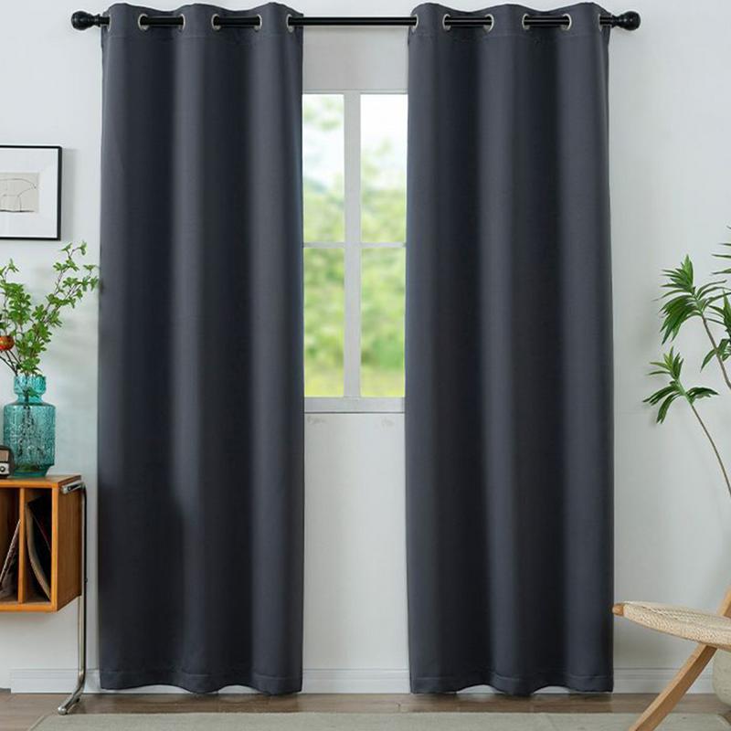 160x100cm Blackouts Curtains For Bedroom Full Light Blocking Drapes Light Blocking Window Drapes Thermal Insulated Curtains