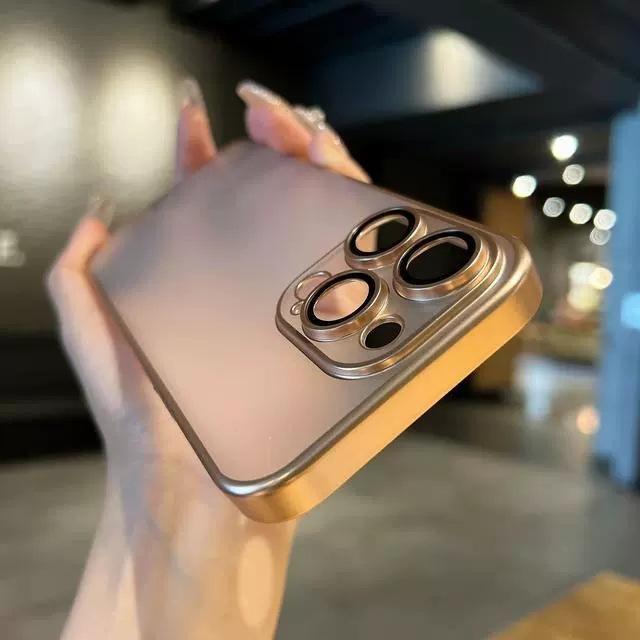 

Подходит для Apple 16 Ультратонкий чехол для мобильного телефона Матовое ощущение кожи iPhone 15 ProMax Противоударный Защитный чехол с пленкой для линз 14 iPhone12promax