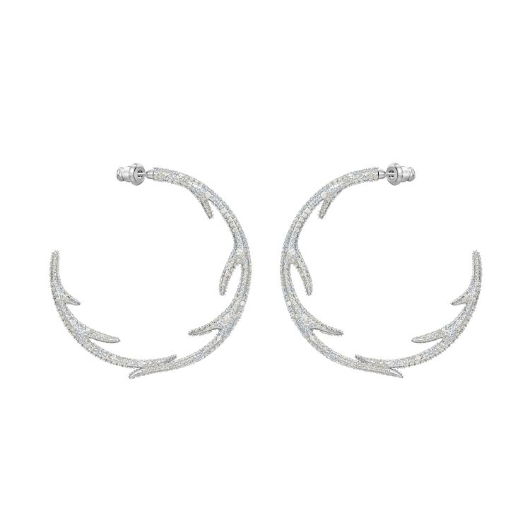 Swarovski Polar Bestiary Pierced Earrings Women earrings Silver 5499626 Box (Random Color),Silver