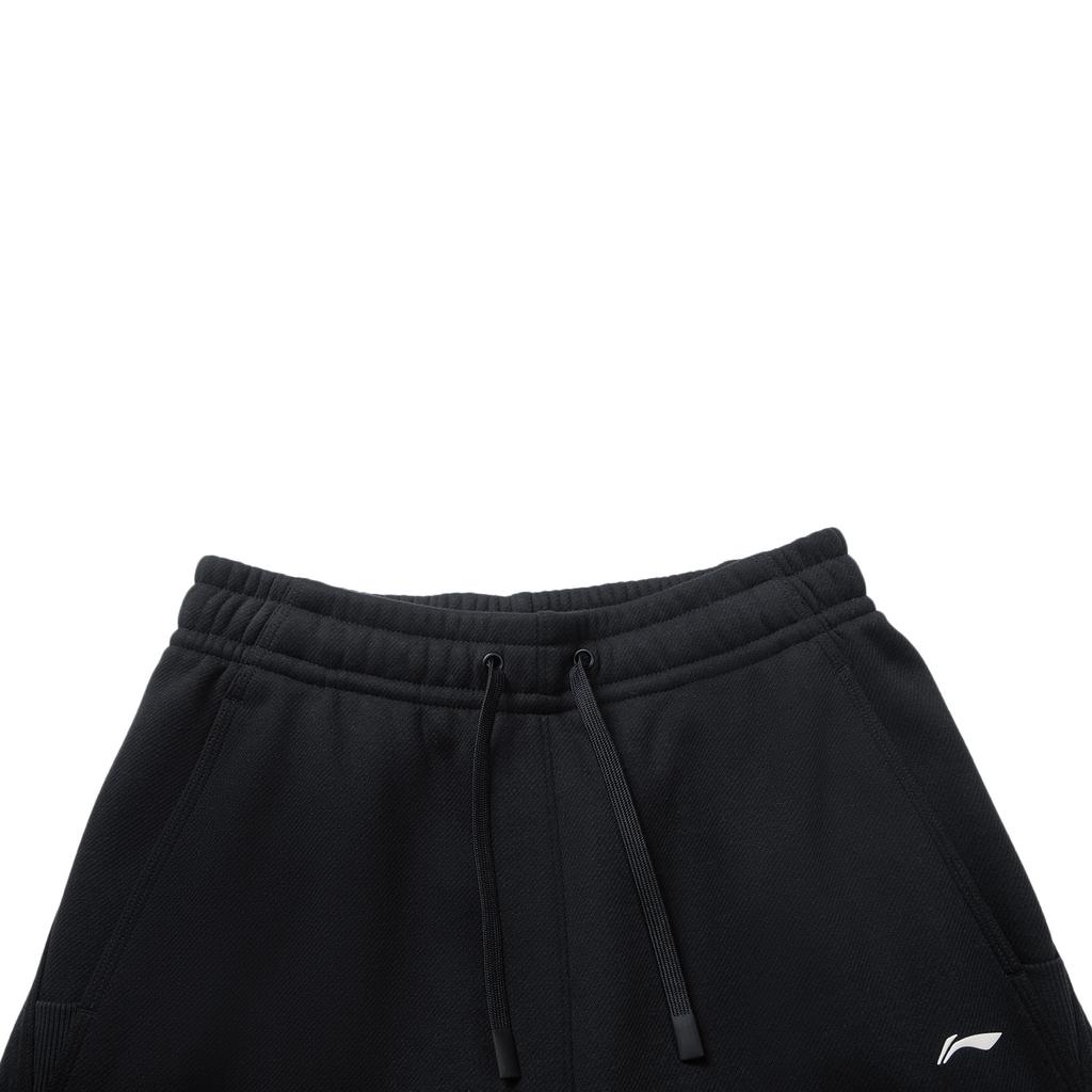 Li Ning Fitness Series Thermal Locking Moisture Wicking Loose Knit Sports Pants Women Bottoms AKLV822-1