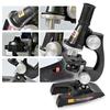 Kids Students Optical Microscope Set Kit With Light Scientific Toy Experimental