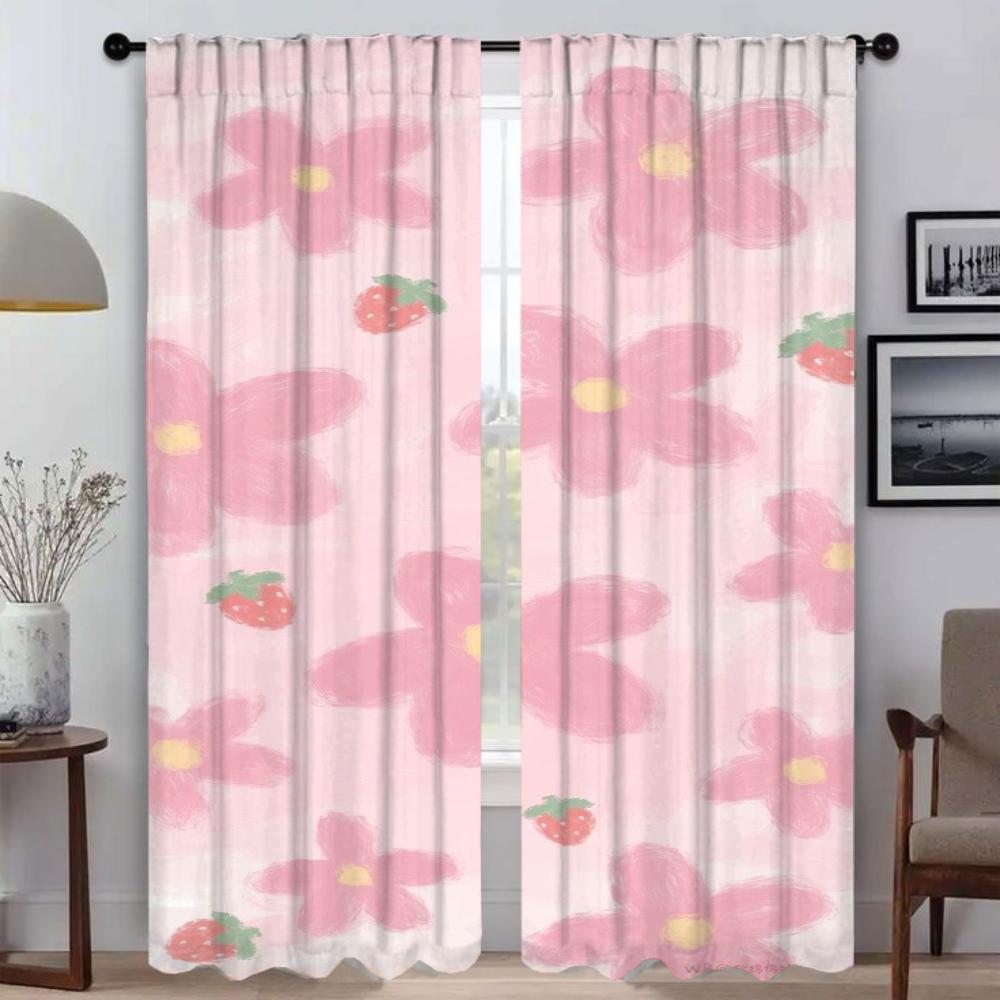 

Кухонные шторы для спальни, шторы с множеством цветов, занавеска-перегородка для детской комнаты, оконная занавеска, украшение на Хэллоуин, жалюзи W50xH70cmx2pcs-CL