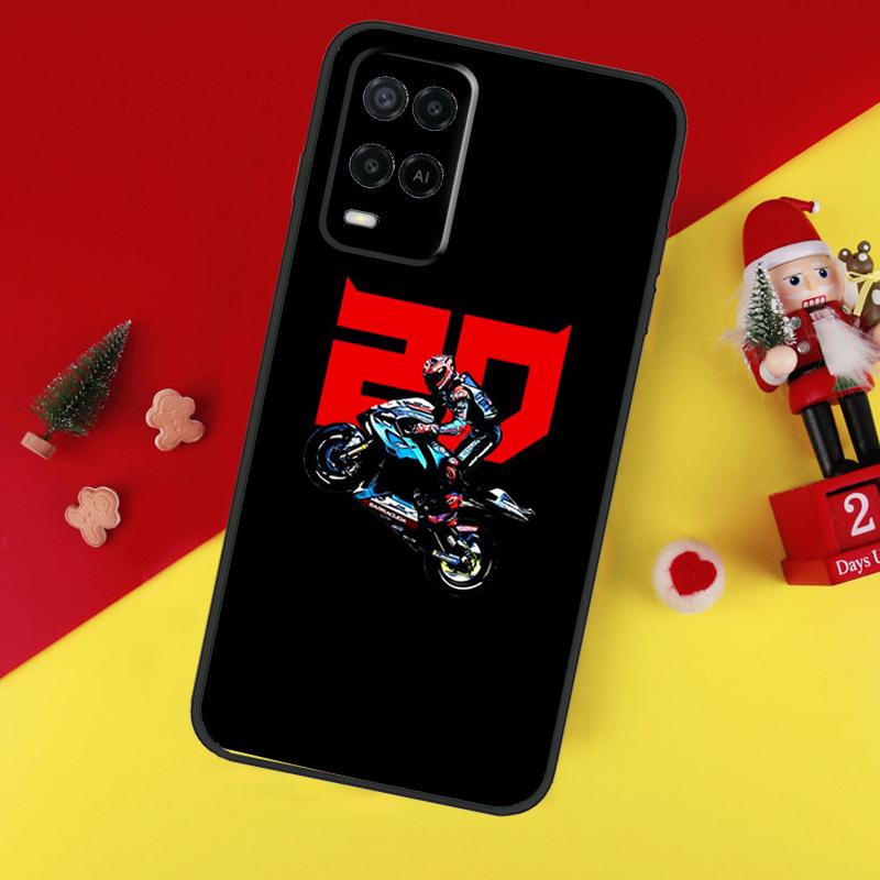 Moto Fabio Quartararo Case For Oppo A78 A98 A18 A38 A58 A5 A6 Pro A54 A74 A94 A17 A57 A80 A60 A40 A96 A76 A16 A15