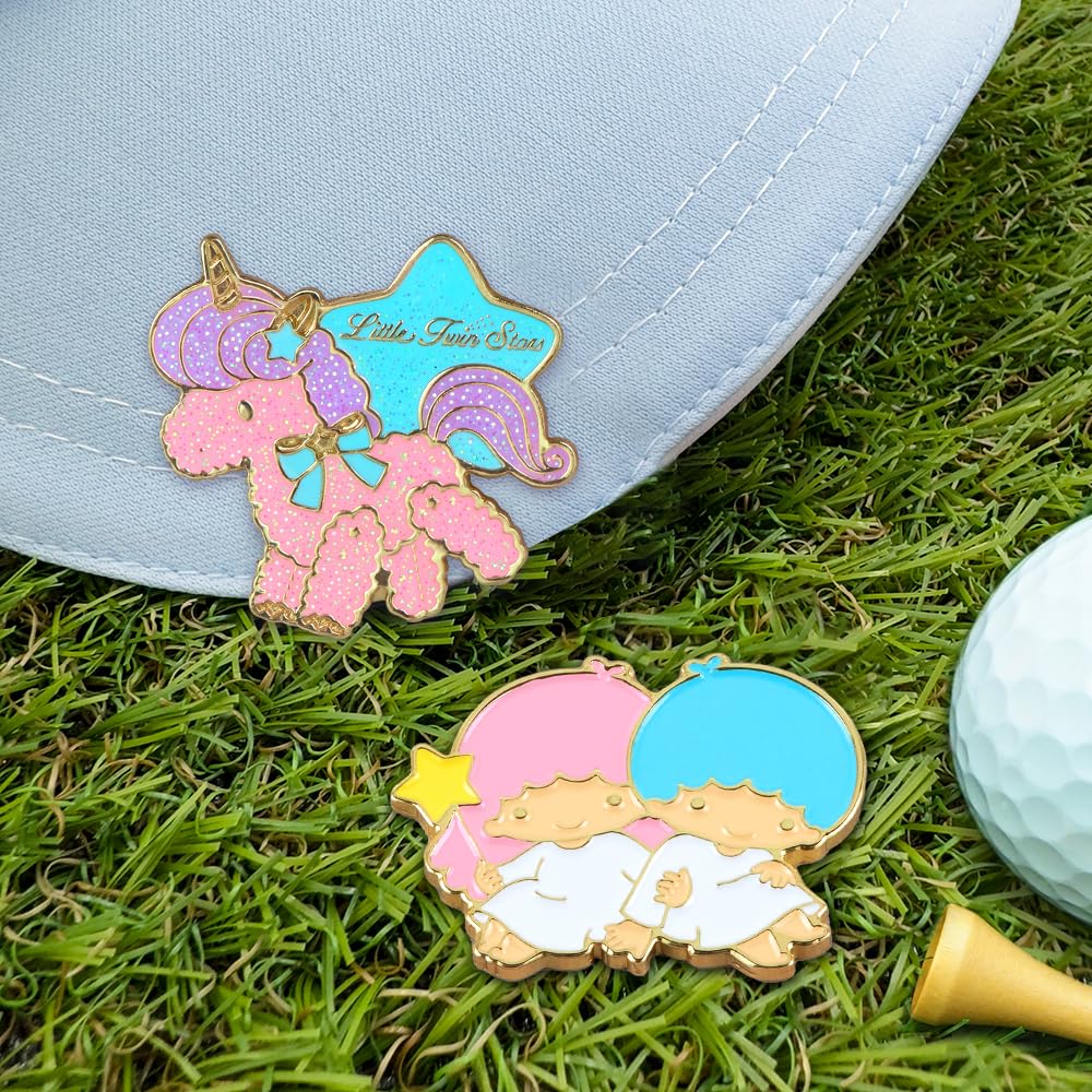 Little Twin Stars Golf Marker Sanrio Characters Licensed Product (Little Twin Stars (LTM002))
