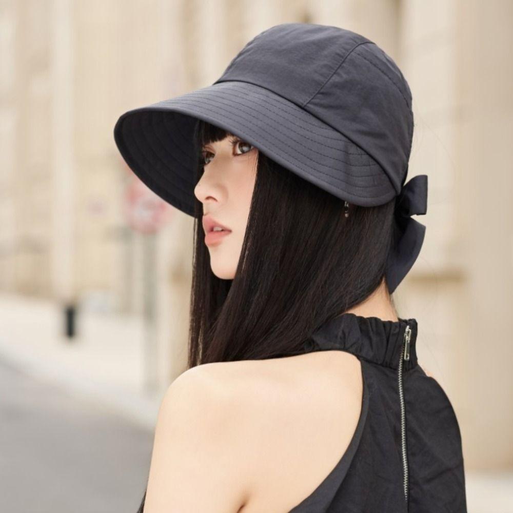 Quick Dry Sunscreen Baseball Hat Wide Brim Sports Cap Casual Retractable Sun Hat  Sports