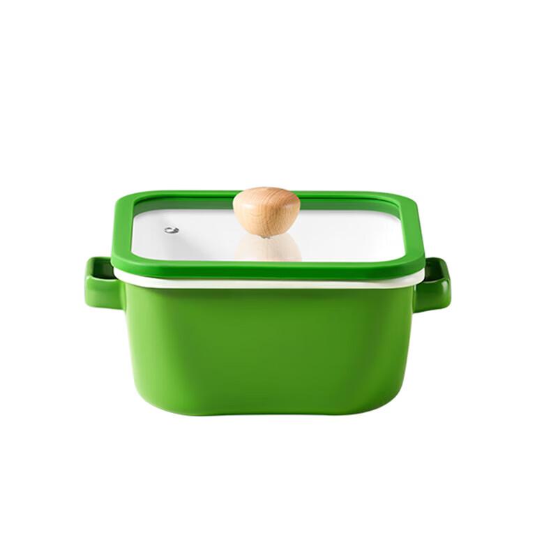 

COOKER KING Japanese-Style Enamel Square Stockpot