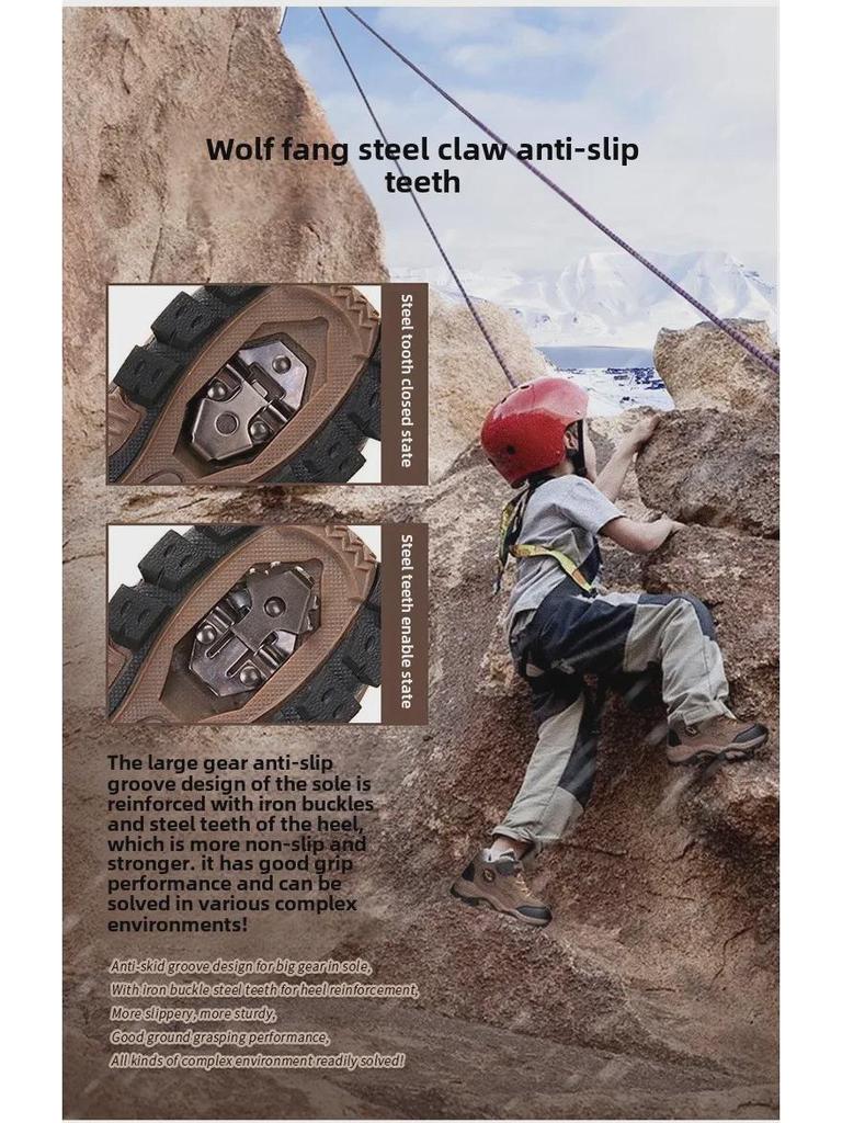 Popular Boys' Snow Boots with Thick Velvet Lining - Warm, Durable, and Ideal for Outdoor Winter Sports