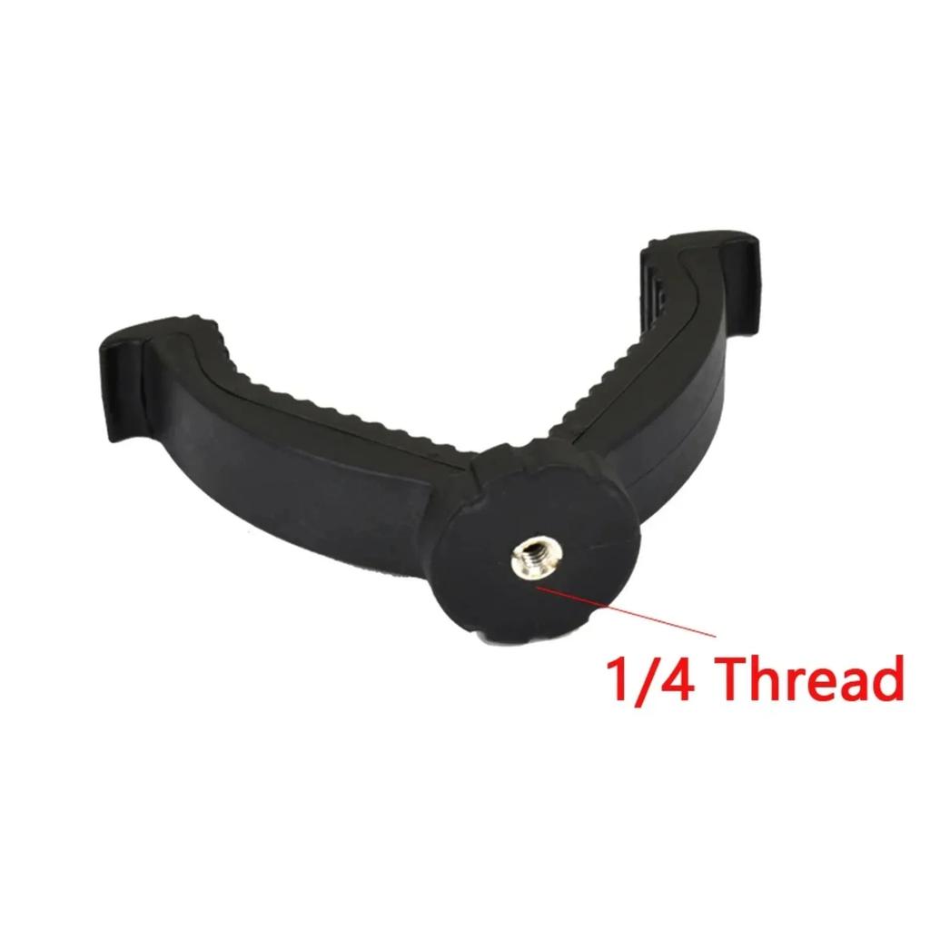 Tactical Heavy Duty V Yoke Shooting Rack Gun Rest Rifle Holder Top Mount 1/4 Thread Attachment for Hunting Tripod Bipod Monopod