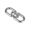 Double Ended Swivel Eye Hook Stainless Steel Rings Dog Chain Hooks Swing Hanger