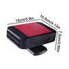 Car Heaters For Vehicle 12V 2-speed 360 Degree Rotating Equipment Car Defrost Heater For Winter Cold Weather Truck RV Adventure