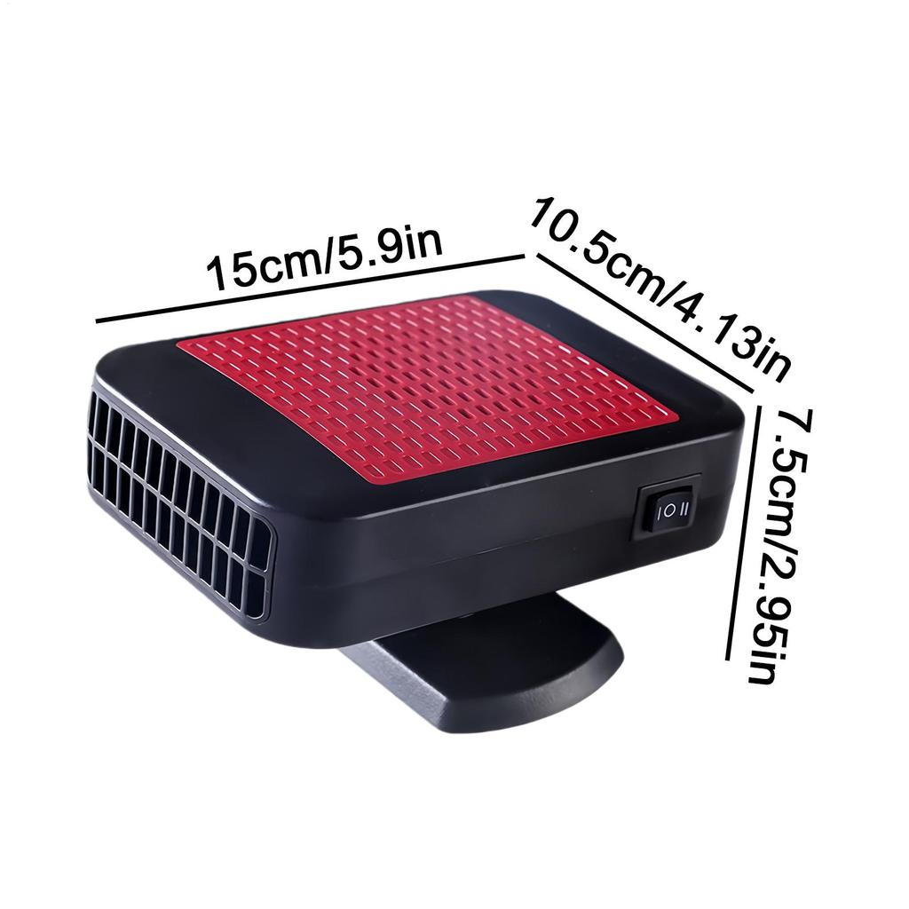 Car Heaters For Vehicle 12V 2-speed 360 Degree Rotating Equipment Car Defrost Heater For Winter Cold Weather Truck RV Adventure