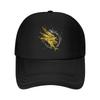 Splatter Eagle Emblem Graphic Mesh Baseball Cap Casual Hat Outdoor  For Womens Unisex FeUnisex