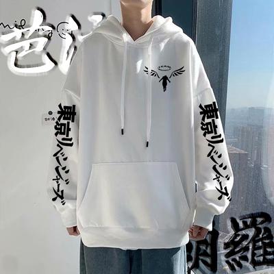 Anime Hoodie Tokyo Revengers Logo Pullover Casual Oversized Sweater Fashion Long Sleeve Sportswear Unisex Outdoors Tracksuits