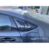 Carbon Fiber Rear Window Shuttler Louver Cover Trim For Honda Accord 2023 2024