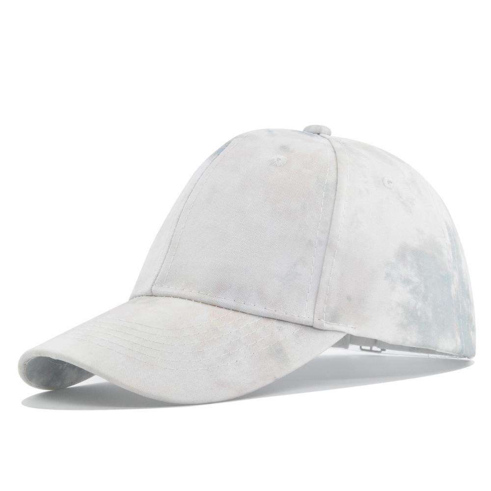 Baseballová čepice Nová Jarní Sluneční klobouk Tie-dyed Barevná Pánská Dámská Unisex-Dospívající Bavlněná Snapback Čepice Vintage Hip Hop Letní Klobouk