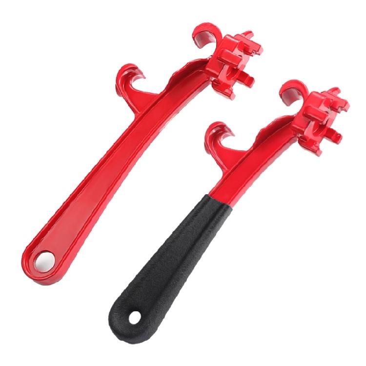 Llave de Tambor de Aluminio 3 en 1 Llave de Tapón Tambor de 55 Galones Cubo de 5 Galones Barra Abridora Llave Abridora de Barriles Tapa de Tambor de Pintura y Aceite