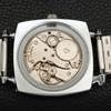 HAND-WINDING SWISS MENS VINTAGE POKER FACE REFURBISHED WHITE WATCH a700909-5 R205a-a700909