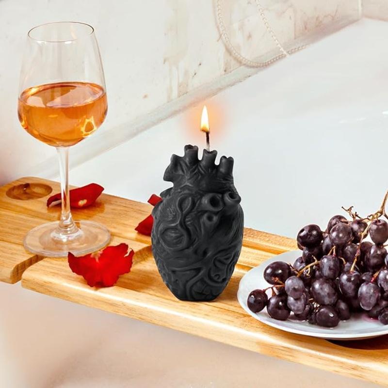 1pcs Heart Organ Scented Candle Anatomical Heart Shaped Candle Decorative candle which can be used as a gift Natural Soy wax