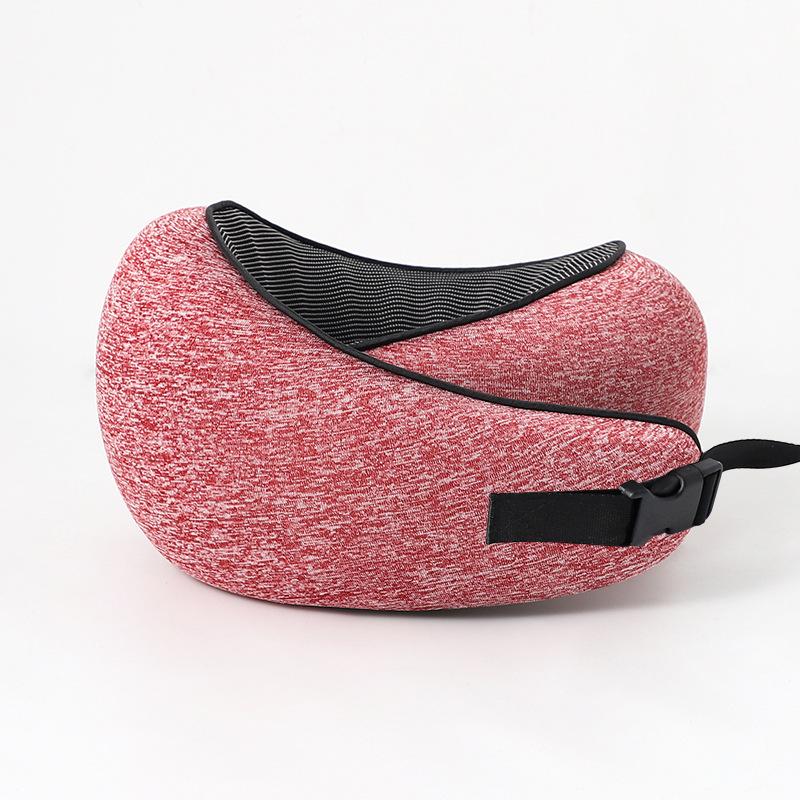 Memory Foam U-shaped Pillow Portable Travel Neck Pillow Car and Airplane Head Support Pillow Office Lunch Break Pillow