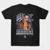 Men Black Print T-shirt The Rock Hey Jabroni No-Cut Transfer Paper Print Cotton Tshirt