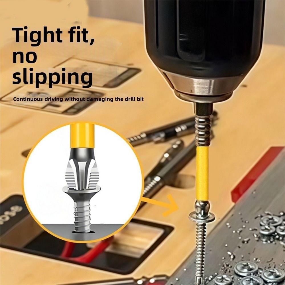 6Pcs High Hardness Cross Screwdriver Strong Magnetic Batch Head  Power Tools