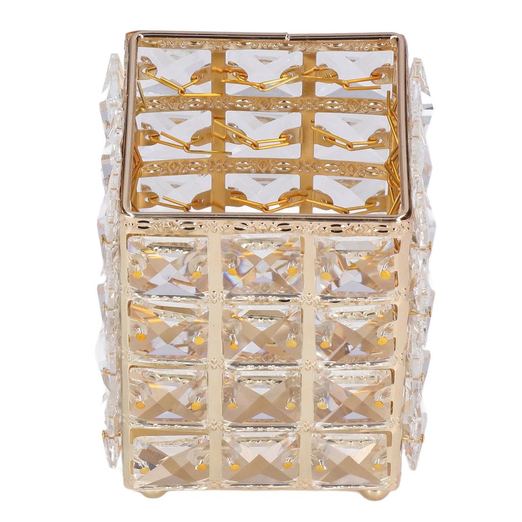 Makeup Brush Holder European Style Make Up Storage Cup for Bathroom Home Bedroom OfficeGold