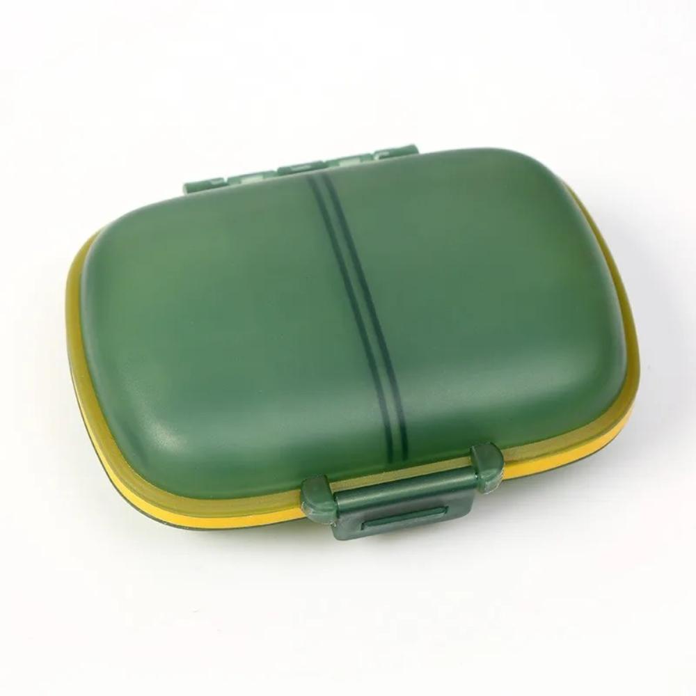 

New Hot Small Portable Travel 7 Days 8 Grids Pill Box Cases Container Organizer Storage Tablet Medicine for Vitamin Fish Oils