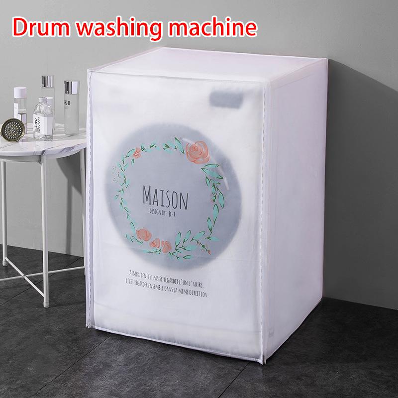 

Полиэстеровый чехол для стиральной машины Пыленепроницаемый чехол барабанного типа Водонепроницаемый чехол Защита от пыли Домашний ролик Бытовые товары 60x65x85