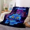 Customizable KPop Demon Hunters17 Throw Blanket – Personalized Name, All-Season Cozy Snug Blanket, Machine Washable, Personalized Blanket
