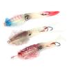 Fishing Squid Lure Octopus UV Luminous Squid Jigs with Hook Fishing Wobbler Bait Soft Lure