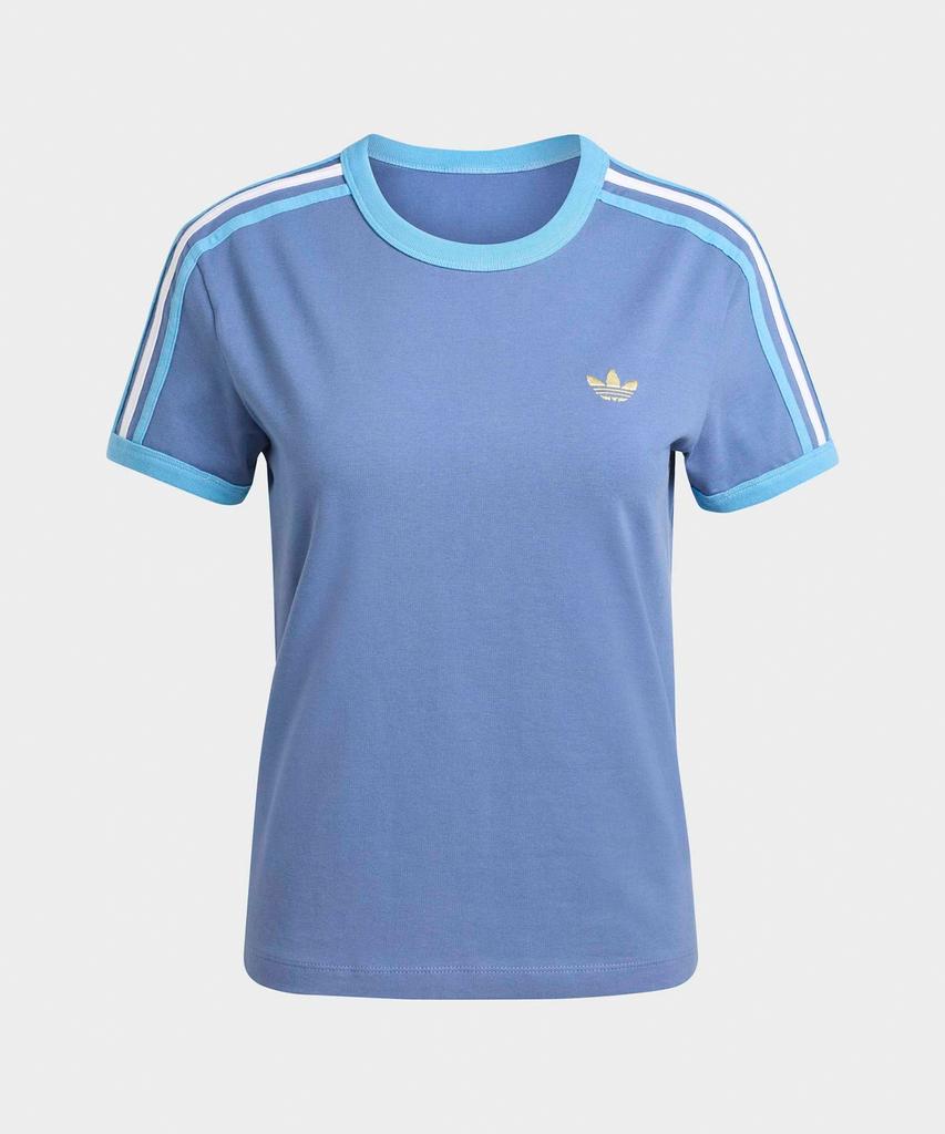 Adidas 3-Stripe Slim T-Shirt - Blue / Ke9385