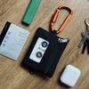Multi Functional Mini ID Card Holder Mens and Womens Bank Credit Card Key Bus Subway Cards Sports Zipper Pouch with Lanyard