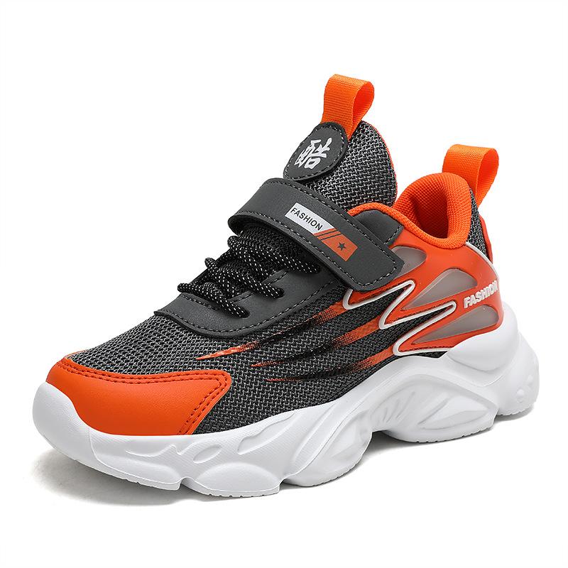 Factory direct supply, new children's running shoes, classmates, sports shoes, boys and girls mesh breathable mesh shoes