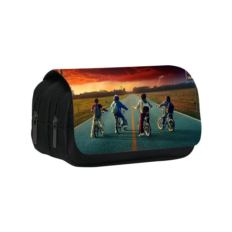 Dvouvrstvý penál Stranger Things s velkou kapacitou pro studenty a do kanceláře