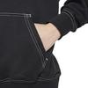 Nike Sweatshirts Women's Black Hooded Moderate Regular DD5581-010