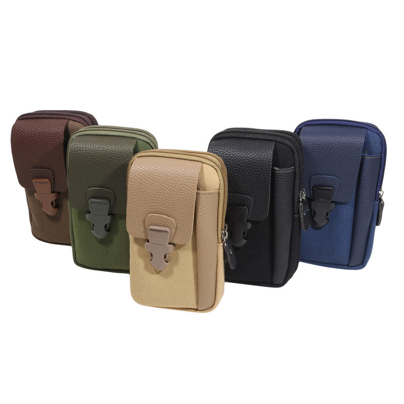Men Outdoor Tactical Molle Pouch Multifunctional Cell Phone Holster Belt Pouch Waist bag Utility Security Pack