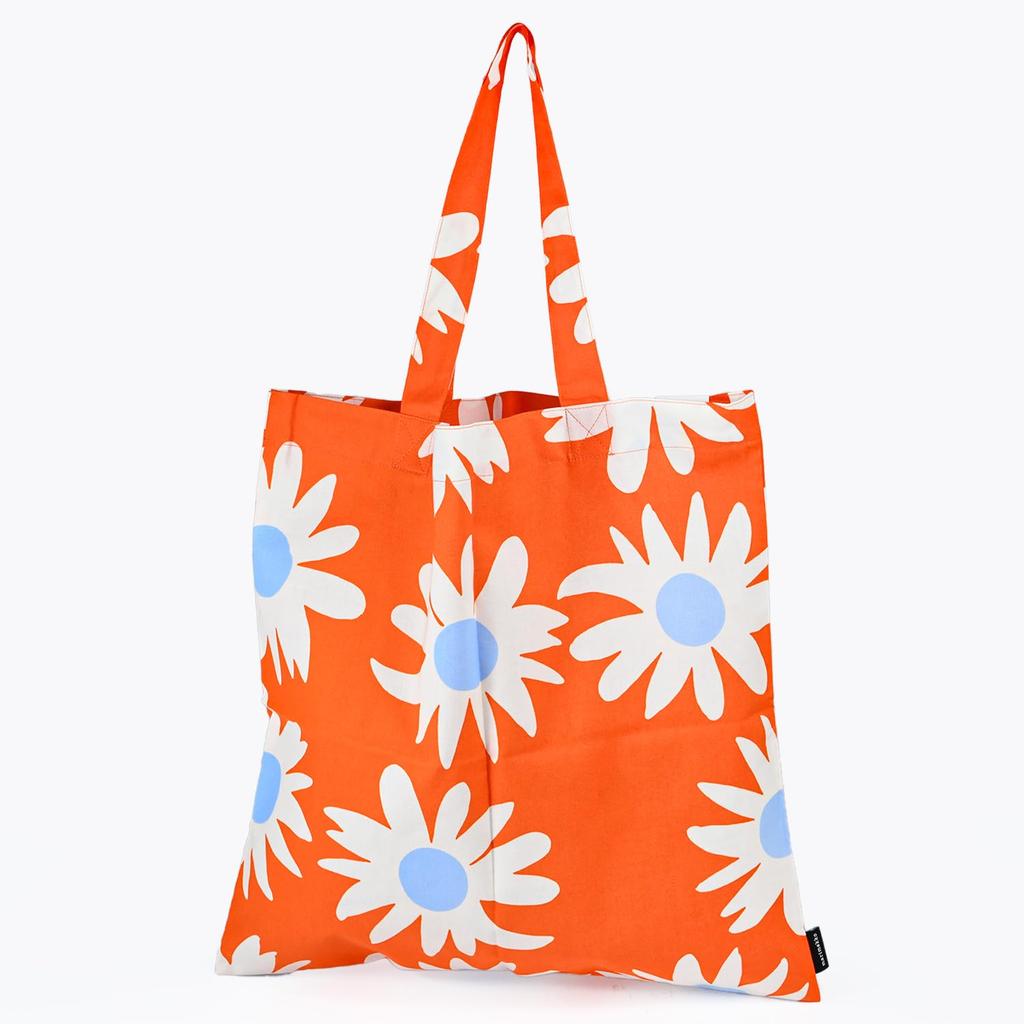 Marimekko Rakastaa ei rakasta Stoff-Tragetasche, Damen, Orange, 73976 073976 215, Skandinavisches Design [Produkt]