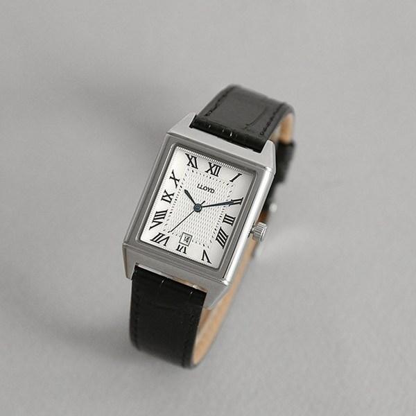 LLOYD☆Black Chic Watch Buy Lloyd Men's Classic Square Leather Watch LL1G19C07CSB