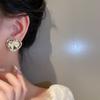 New Korean Temperament Retro Diamond-set Love Ear Clips Without Ear Piercings Super Flash Ins Internet Celebrity Earrings Earrings Women
