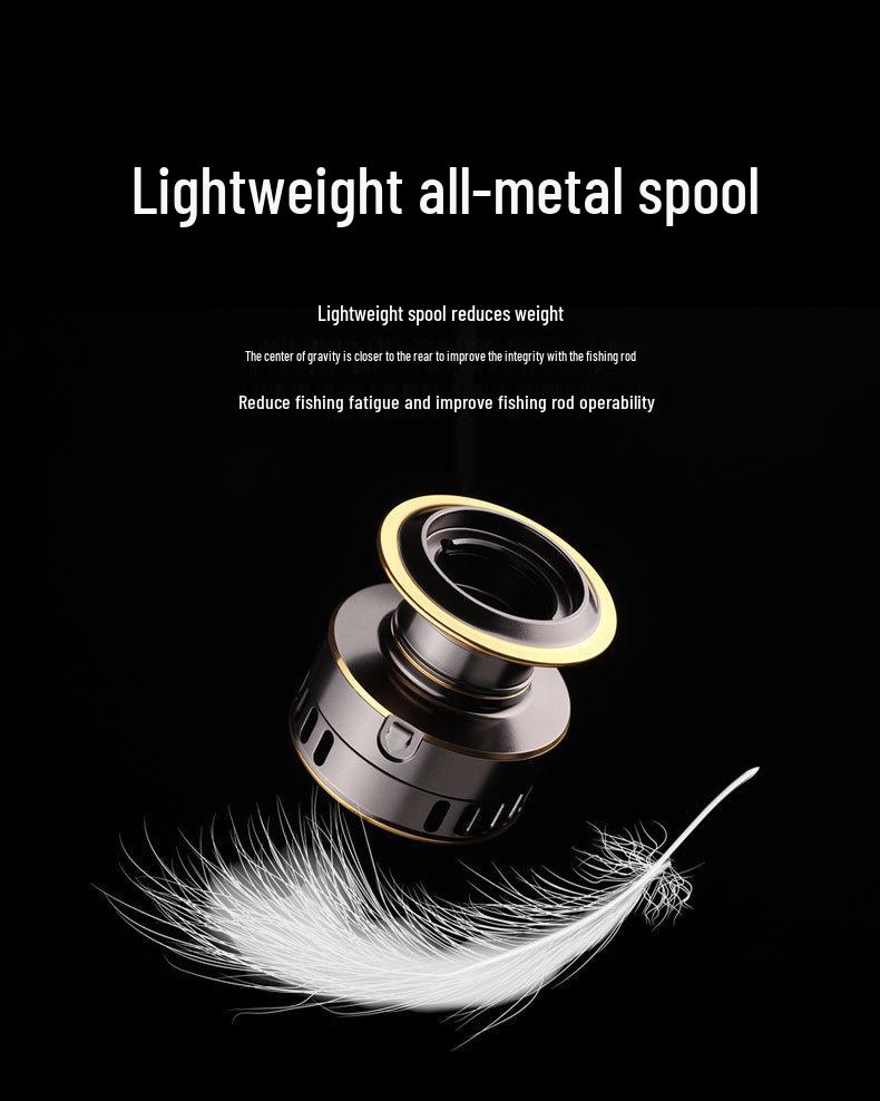 Flying Heron All-Metal Long Cast Fishing Reel with Deep Spool for Sea Rods