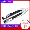 UQEK5 2025 Hot 2pcs Epoxy Sticker Car Fender Side Wing Emblem Badge Sticker For BMW M M3 M5 X1 X3 X5 X6 E90 E91 E92 E93 M3 E60
