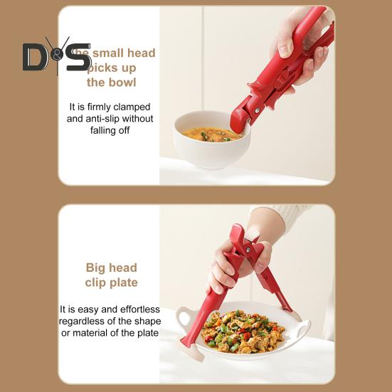 Haşlanmaya Karşı Sıcak Kase Tabak Plaka Tutucu Klipsleri Maşalar Sıcak Plaka Kaseleri Mutfak Maşaları Taşımak İçin Kelepçe Tutucu