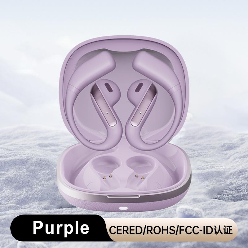 Smart AI Translation Headset Stereo Sound Semi-in-ear Air Conduction True Wireless Sports Long-lasting Bluetooth Headset