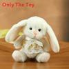 Plush Bunny Keychain With Movable Joints For Kids And Collectors