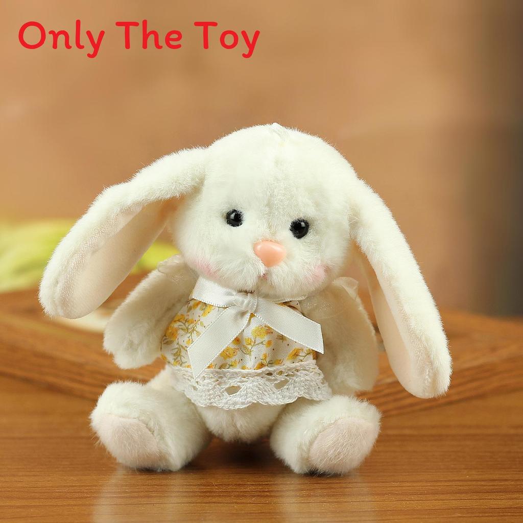 Plush Bunny Keychain With Movable Joints For Kids And Collectors