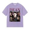 Vintage Dean Winchester Actor Graphic T Shirt Unisexs Fashion High Quality Clothing Tshirts Unisex 100 Cotton Oversized TShirt