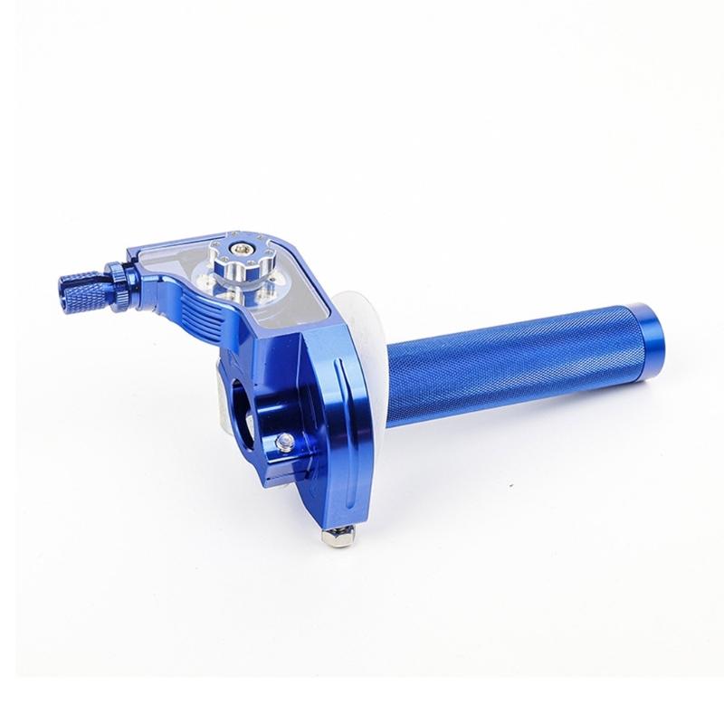 Universals Motorcycle Handlebar Grip 22mm Aluminum Throttles Controls Ergonomic Design For Smooth Cycling