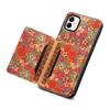 For Samsung Galaxy A05 4G Cases Floral Pattern Card Slot Kickstand PU+TPU+PC Phone Cover