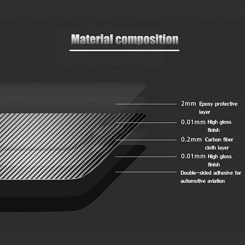For Nissan 350Z 2003-2009 Car Instrument Cluster Panel Cover Trim Decoration Stickers Carbon Fiber Look